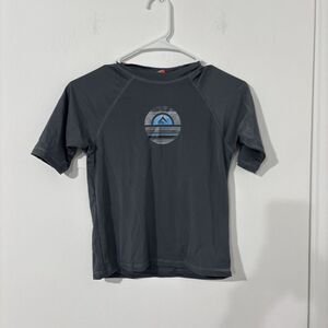 Kanu Surf Boys UPF 50+ Sun Protective Rashguard Swim Shirt Avalon Gray‎ Large 12